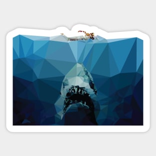 Polygon Jaws Sticker